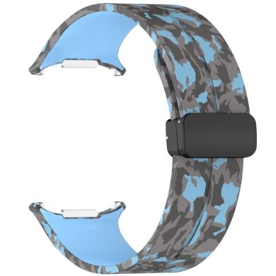 Ремешок Deexe Camouflage Pattern для Samsung Galaxy Watch Ultra (47mm) - Cyan