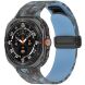 Ремешок Deexe Camouflage Pattern для Samsung Galaxy Watch Ultra (47mm) - Cyan. Фото 4 из 6