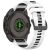 Ремешок Deexe Dual Color для часов с шириной крепления 22мм - White / Black