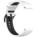 Ремешок Deexe Dual Color для часов с шириной крепления 22мм - White / Black. Фото 3 из 4