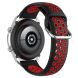 Ремінець Deexe Dual Color для Samsung Galaxy Watch 3 (45mm) - Black / Red