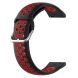 Ремешок Deexe Dual Color для Samsung Galaxy Watch 3 (45mm) - Black / Red. Фото 1 из 5