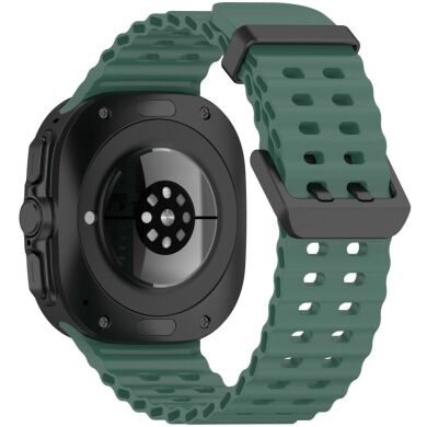 Ремінець Deexe Ocean Strap для Samsung Galaxy Watch Ultra (47mm) - Dark Green