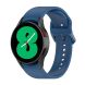Ремінець Deexe Silicone Watchband для Samsung Galaxy Watch 4 Classic / Watch 4 - Dark Blue