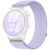 Ремешок Deexe Soft Weave для часов с шириной крепления 20мм - Purple
