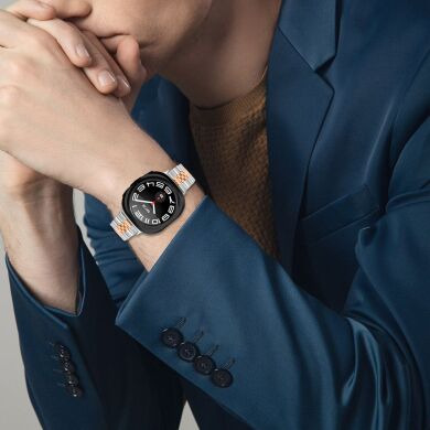 Ремінець Deexe Stainless Steel QuickFit для Samsung Galaxy Watch 8 (40/44mm) / 8 Classic (43/47mm) / Ultra 2 - Black