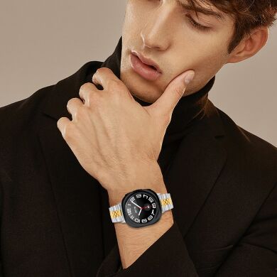 Ремінець Deexe Stainless Steel QuickFit для Samsung Galaxy Watch 8 (40/44mm) / 8 Classic (43/47mm) / Ultra 2 - Black