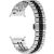 Ремінець Deexe Stainless Steel QuickFit для Samsung Galaxy Watch 8 (40/44mm) / 8 Classic (43/47mm) / Ultra 2 - Silver / Black