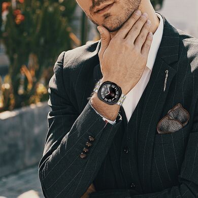 Ремінець Deexe Stainless Steel Strap для Samsung Galaxy Watch Ultra (2025) - Black