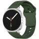 Ремешок KALEBOL Wave Pattern для Samsung Galaxy Watch 8 (40/44mm) / 8 Classic - Army Green. Фото 2 из 5