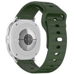 Ремешок KALEBOL Wave Pattern для Samsung Galaxy Watch 8 (40/44mm) / 8 Classic - Army Green