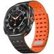 Ремешок Reframe Sport Band для Samsung Galaxy Watch Ultra (47mm) / Ultra (2025) - Black / Orange. Фото 4 из 5