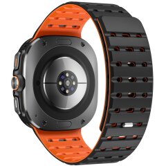 Ремешок Reframe Sport Band для Samsung Galaxy Watch Ultra (47mm) / Ultra (2025) - Black / Orange