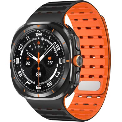Ремешок Reframe Sport Band для Samsung Galaxy Watch Ultra (47mm) / Ultra (2025) - Black / Orange