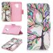 Чохол-книжка Deexe Color Wallet для Samsung Galaxy A8 2018 (A530), Colorful Tree