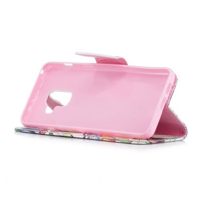 Чохол-книжка Deexe Color Wallet для Samsung Galaxy A8 2018 (A530), Colorful Tree