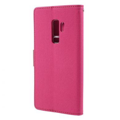 Чехол-книжка ROAR KOREA Cloth Texture для Samsung Galaxy S9 Plus (G965) - Magenta