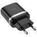 Мережевий зарядний пристрій Hoco C12Q Smart QC3.0 (3A) - Black