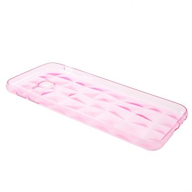 Силіконовий чохол Deexe 3D Diamond Texture для Samsung Galaxy J4+ (J415) - Rose