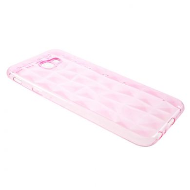 Силіконовий чохол Deexe 3D Diamond Texture для Samsung Galaxy J4+ (J415) - Rose