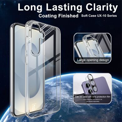 Силіконовий чохол IMAK UX-10 Series для Samsung Galaxy S25 Plus (S936) - Transparent