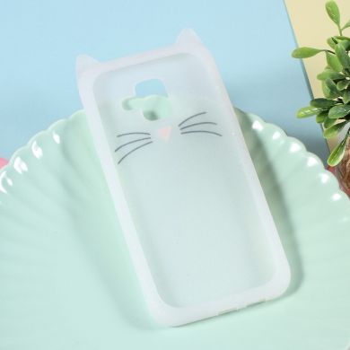Силиконовый (TPU) чехол Deexe Cat 3D Series для Samsung Galaxy A6 2018 (A600) - Transparent