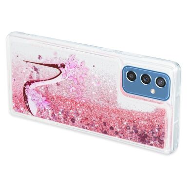 Силиконовый (TPU) чехол Deexe Fashion Glitter для Samsung Galaxy M52 (M526) - High Heel