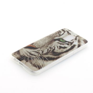 Силиконовый (TPU) чехол Deexe Life Style для Samsung Galaxy A6 2018 (A600) - Tiger
