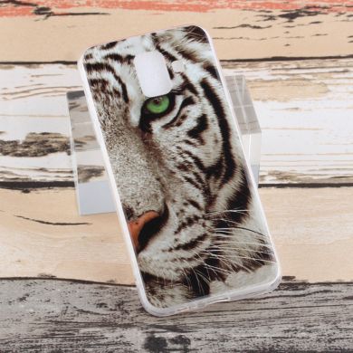 Силиконовый (TPU) чехол Deexe Life Style для Samsung Galaxy A6 2018 (A600) - Tiger