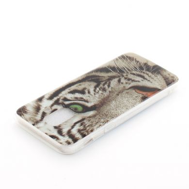 Силиконовый (TPU) чехол Deexe Life Style для Samsung Galaxy A6 2018 (A600) - Tiger