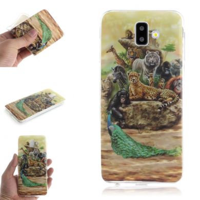 Силіконовий (TPU) чохол Deexe Life Style для Samsung Galaxy J6+ (J610) - Animals