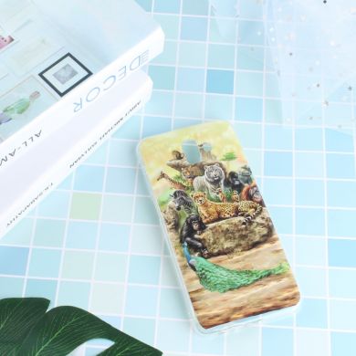 Силіконовий (TPU) чохол Deexe Life Style для Samsung Galaxy J6+ (J610) - Animals