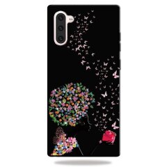 Силіконовий (TPU) чохол Deexe Life Style для Samsung Galaxy Note 10 - Flower and Butterfly