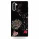 Силиконовый (TPU) чехол Deexe Life Style для Samsung Galaxy Note 10 (N970) - Flower and Butterfly. Фото 1 из 5