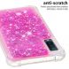 Силіконовий (TPU) чохол Deexe Liquid Glitter для Samsung Galaxy A7 2018 (A750), Rose