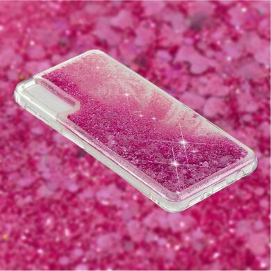 Силіконовий (TPU) чохол Deexe Liquid Glitter для Samsung Galaxy A70 (A705) - Mandala