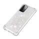 Силиконовый (TPU) чехол Deexe Liquid Glitter для Samsung Galaxy A72 (А725) - White. Фото 4 из 7