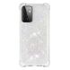 Силіконовий (TPU) чохол Deexe Liquid Glitter для Samsung Galaxy A72 (А725) - White