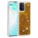Силіконовий (TPU) чохол Deexe Liquid Glitter для Samsung Galaxy S10 Lite (G770) - Gold