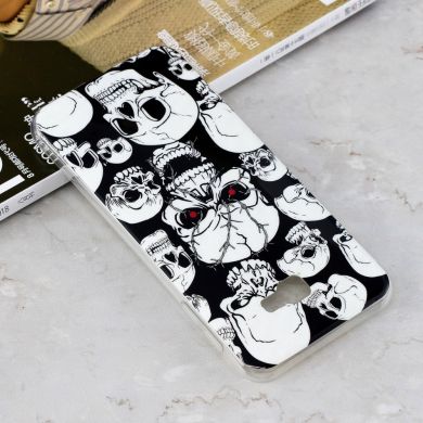 Силіконовий (TPU) чохол Deexe LumiCase для Samsung Galaxy J4+ (J415) - Cool Skulls