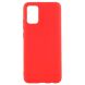Силиконовый (TPU) чехол Deexe Matte Case для Samsung Galaxy A02s (A025) - Red. Фото 1 из 5