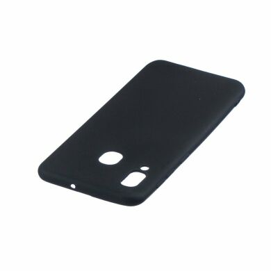 Силиконовый (TPU) чехол Deexe Matte Case для Samsung Galaxy A30 (A305) - Black