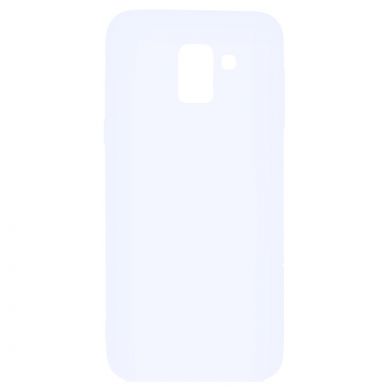 Силиконовый (TPU) чехол Deexe Matte Case для Samsung Galaxy J6 2018 (J600) - White