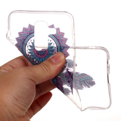Силиконовый (TPU) чехол Deexe Pretty Glossy для Samsung Galaxy A6+ 2018 (A605) - Dream Catcher