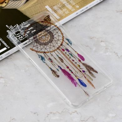 Силиконовый (TPU) чехол Deexe Pretty Glossy для Samsung Galaxy A7 2018 (A750) - Dream Catcher