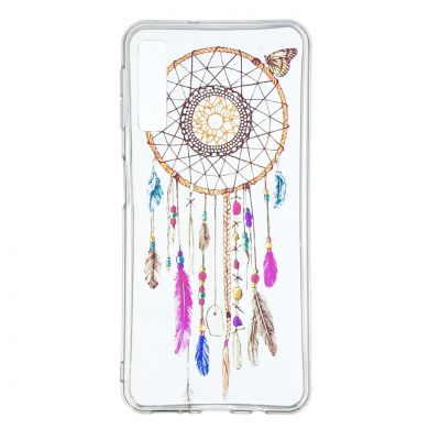 Силиконовый (TPU) чехол Deexe Pretty Glossy для Samsung Galaxy A7 2018 (A750) - Dream Catcher