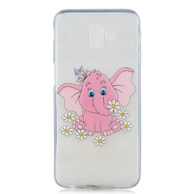 Силіконовий (TPU) чохол Deexe Pretty Glossy для Samsung Galaxy J6+ (J610) - Elephant