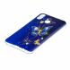 Силиконовый (TPU) чехол Deexe Pretty Glossy для Samsung Galaxy M20 - Blue Butterfly