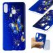 Силиконовый (TPU) чехол Deexe Pretty Glossy для Samsung Galaxy M20 - Blue Butterfly
