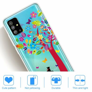 Силиконовый (TPU) чехол Deexe Pretty Glossy для Samsung Galaxy S20 (G980) - Colorized Tree